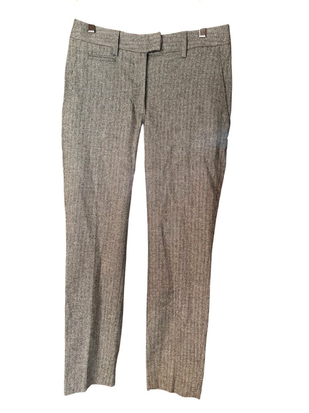 Dondup Herringbone Virgin Wool Pants Size 31 Made In Italy